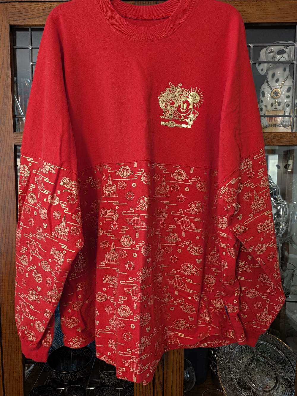 Disney Red And Gold Long-Sleeve Year Of The Dragon